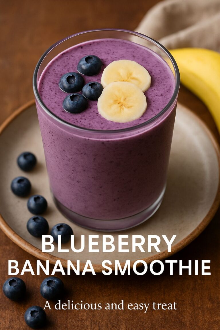 Blueberry Banana Smoothie